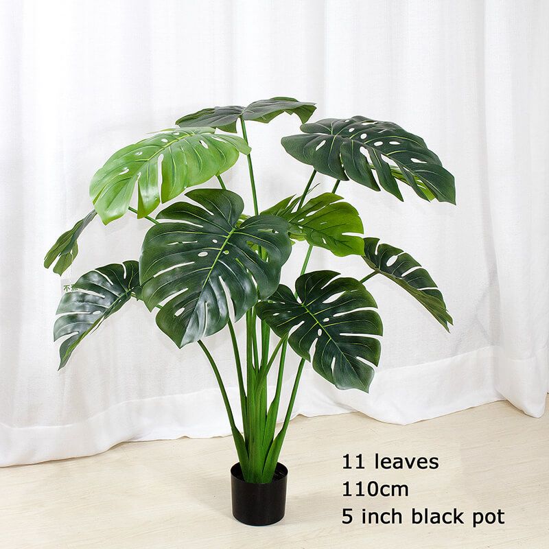 artificial monstera plant