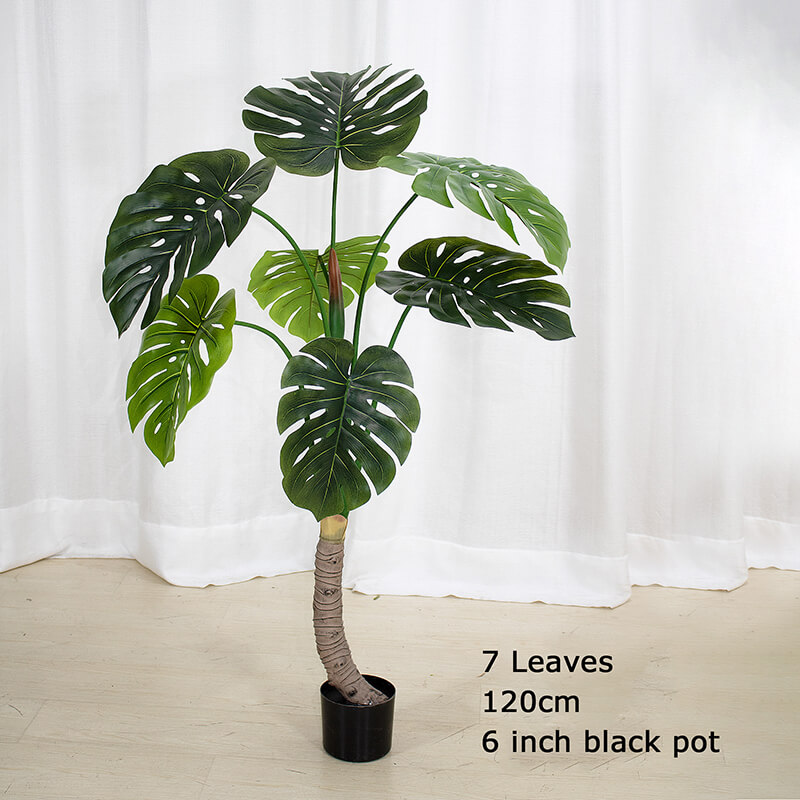 artificial monstera plant