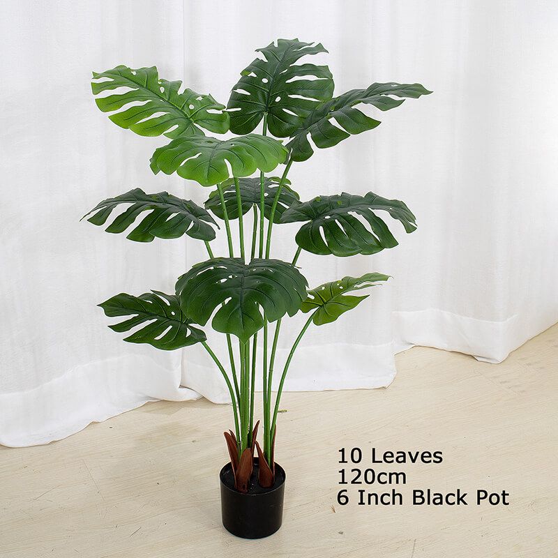 artificial monstera plant