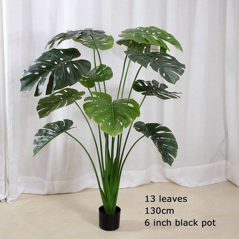 artificial monstera plant