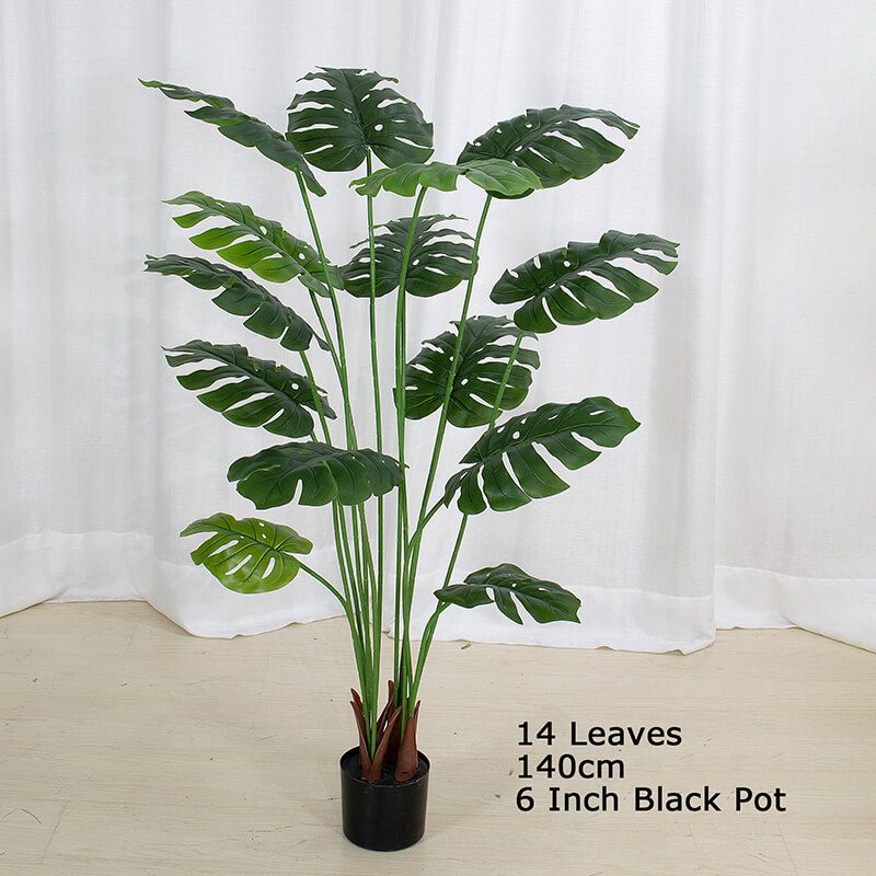 artificial monstera plant