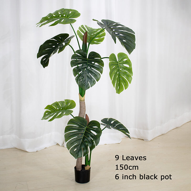 artificial monstera plant