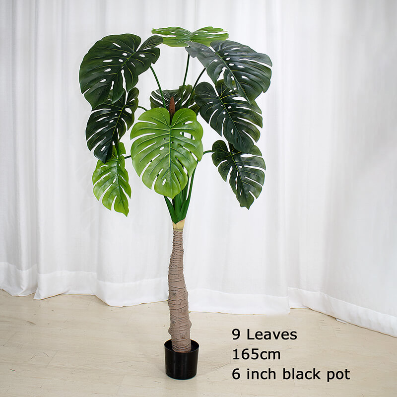 artificial monstera plant