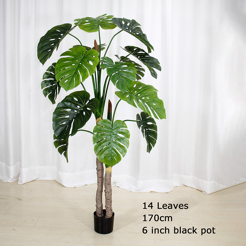 artificial monstera plant