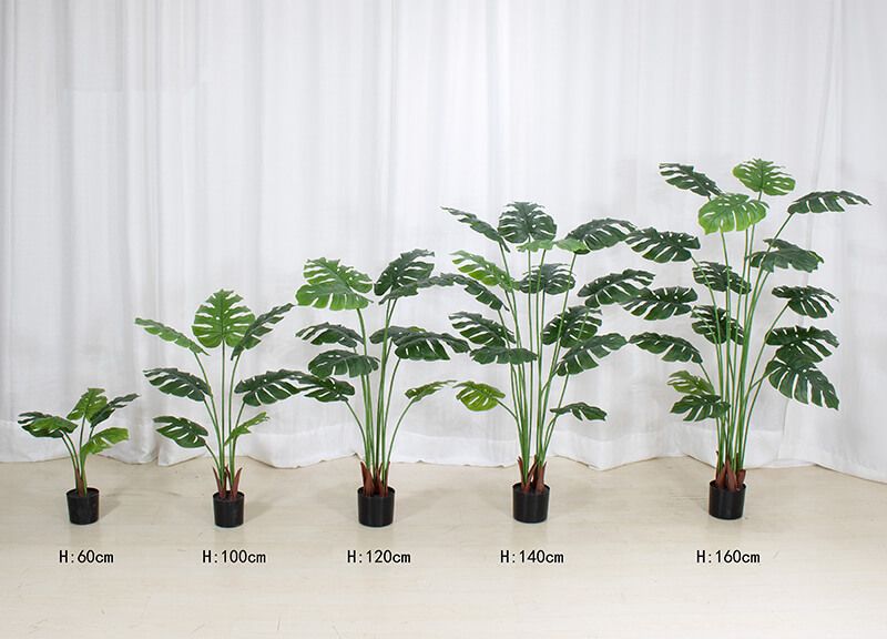 artificial monstera plant