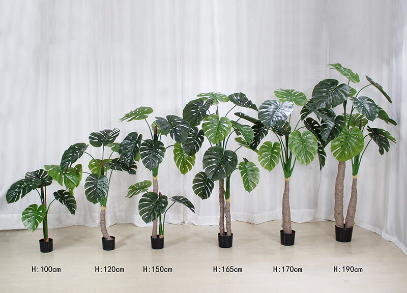 artificial monstera plant