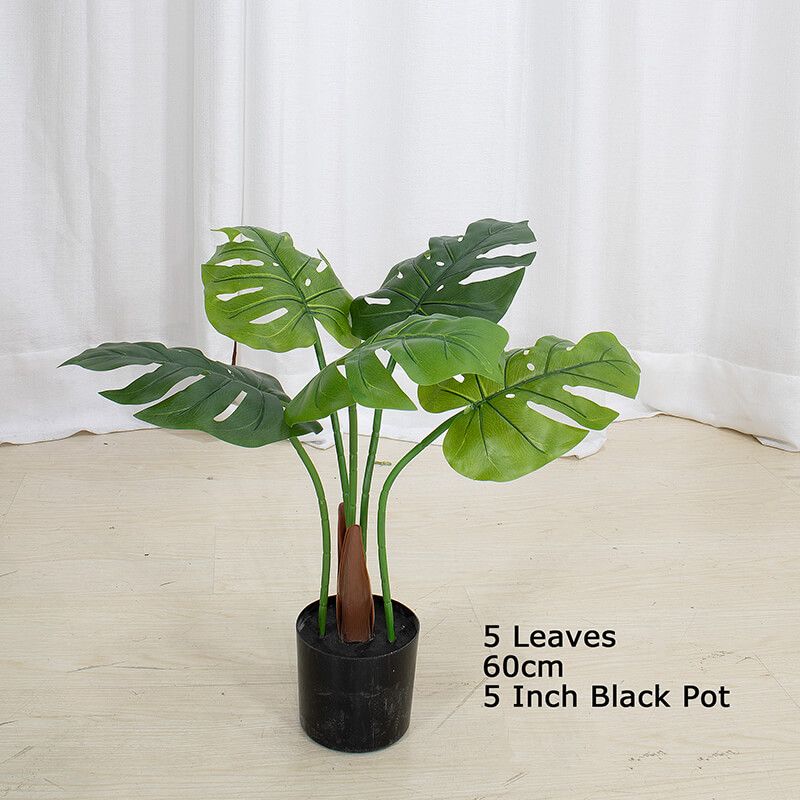 artificial monstera plant