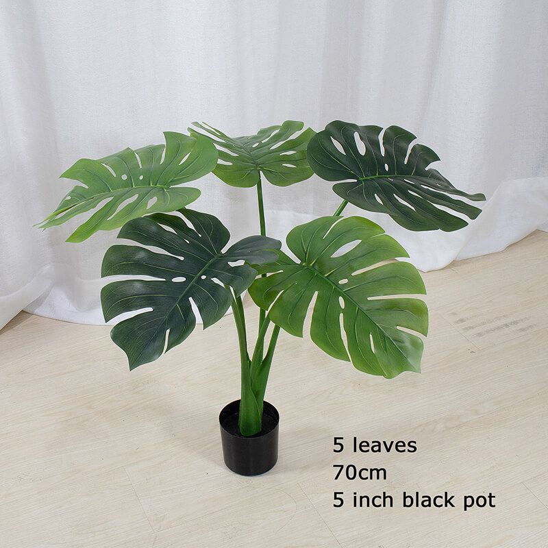 artificial monstera plant