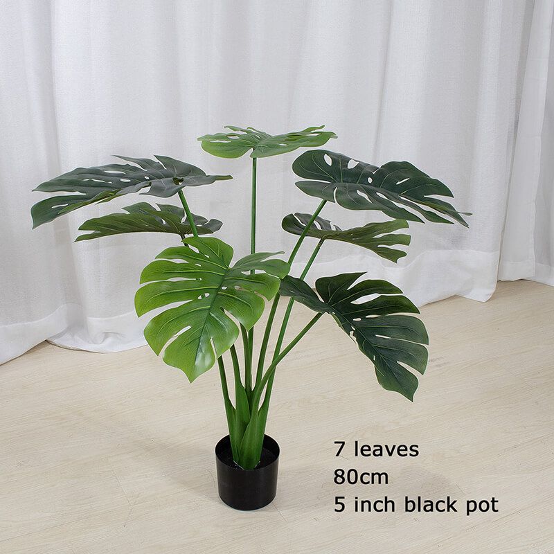 artificial monstera plant