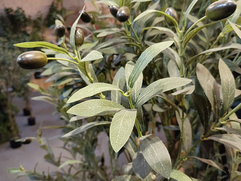 artificial olive leaves