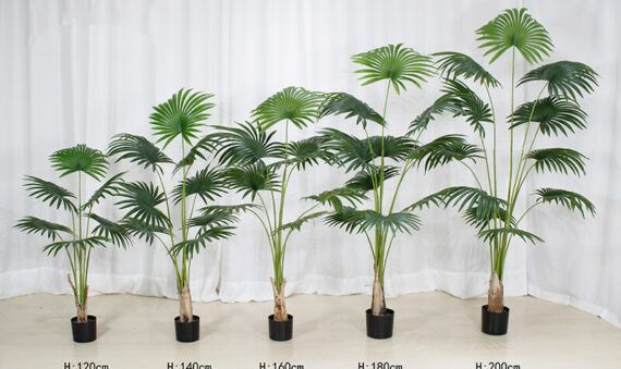 Artificial Fan Palm Tree