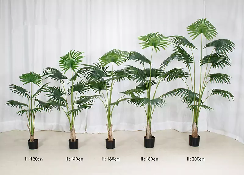 Artificial Fan Palm Tree
