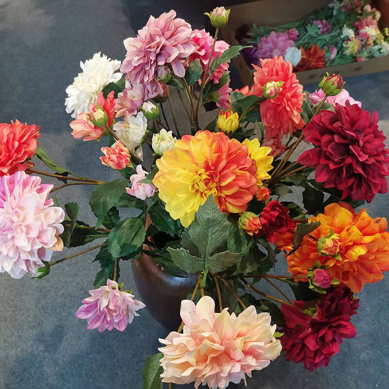 Artificial Dahlia Flowers