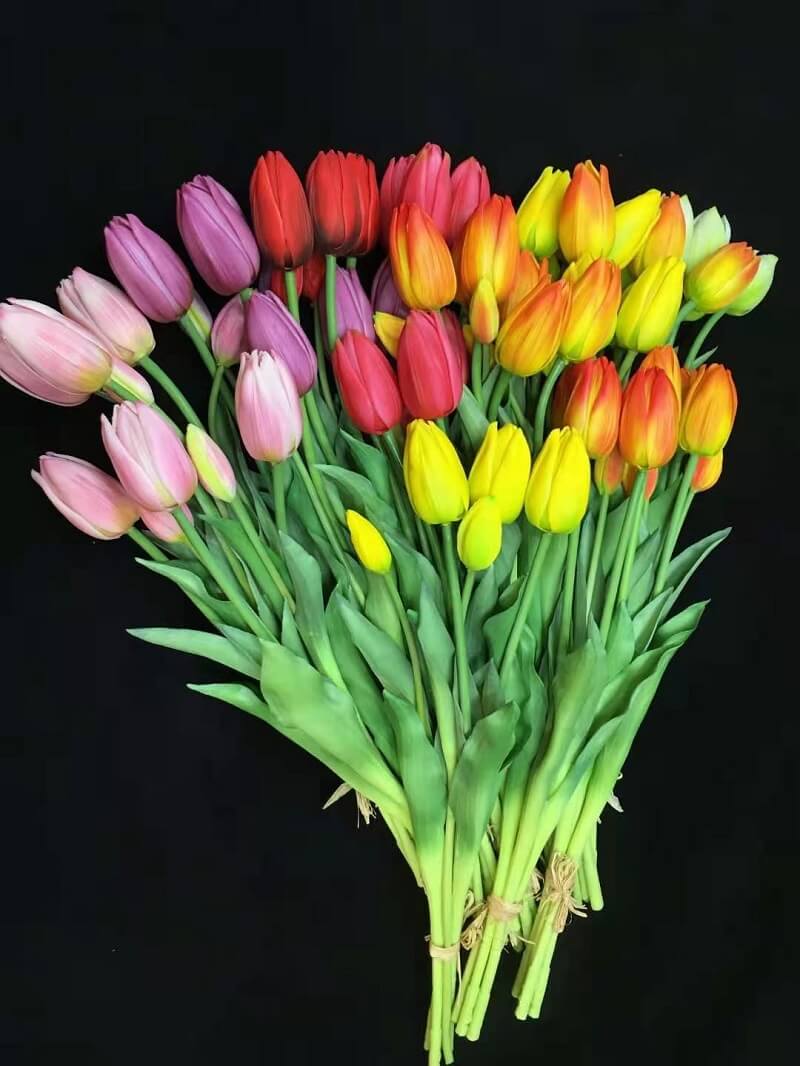 artificial tulips