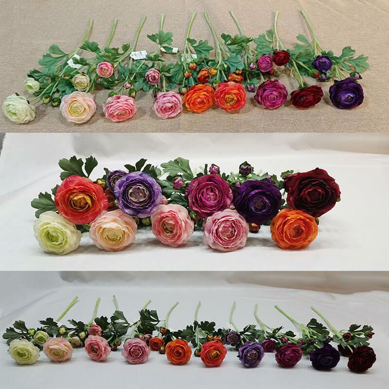 Artificial Ranunculus Flowers