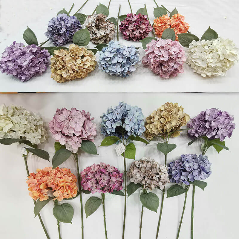 artificial hydrangea