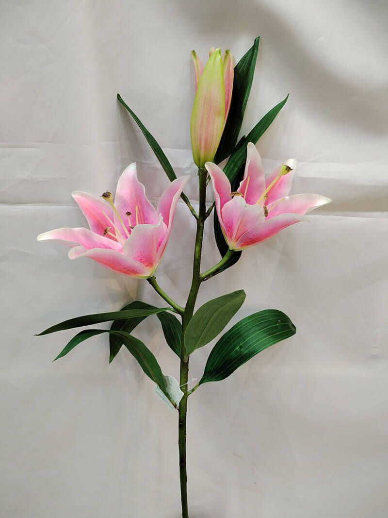 dark pink artificial lily