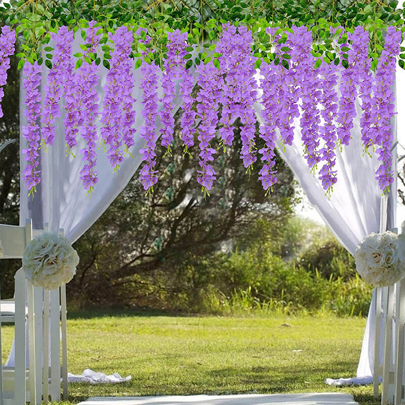 Wisteria garlands