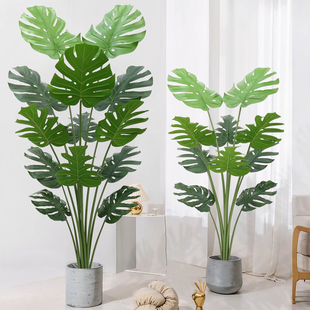 Artificial Monstera plants