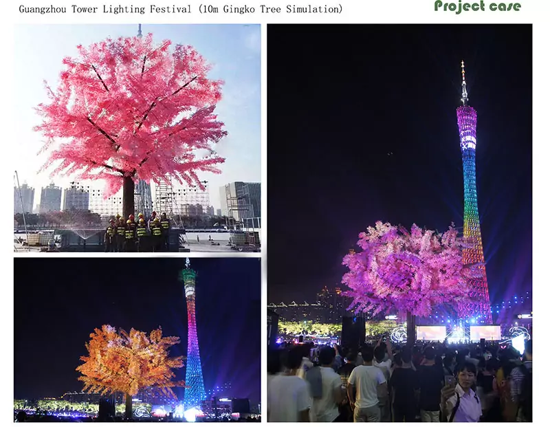 Custom Illuminated Ginkgo Tree